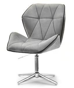 Z0ND0 Fotel Velma S (szürke + króm). 1110460