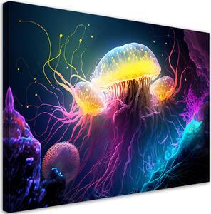 Gario Vászonkép Víz alatti medúzák Méret: 60 x 40 cm