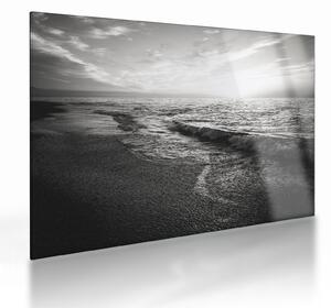 Kép - A tenger partján (üvegen) (70x50 cm)