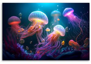 Gario Vászonkép Lebegő medúza Méret: 60 x 40 cm