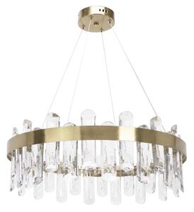 LED kristály függőlámpa SWE074-1CP 50cm Brushed Gold