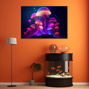 Gario Vászonkép Titokzatos medúzák Méret: 60 x 40 cm