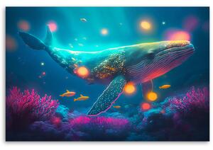 Gario Vászonkép Mágikus bálna Méret: 60 x 40 cm