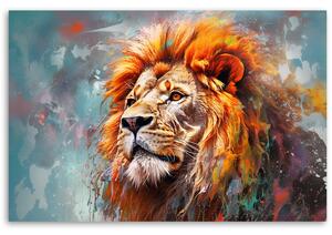 Gario Vászonkép Figyelmes oroszlán Méret: 60 x 40 cm