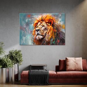 Gario Vászonkép Figyelmes oroszlán Méret: 60 x 40 cm