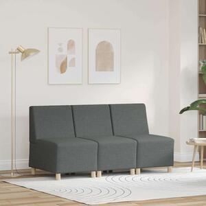 Karfa Nélküli Modularis Kanapé Egység 3 pcs Sötétszürke