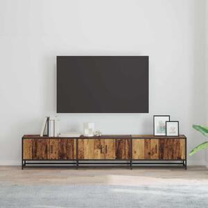 TV egységek 2 pcs Öreg fa 210 x 35 x 41 cm Faanyag