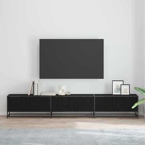 TV szekrény Musta tammi 240 x 35 x 41 cm Faanyag