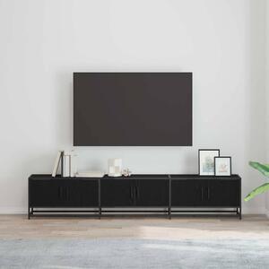 TV szekrény Musta tammi 210 x 35 x 41 cm Faanyag