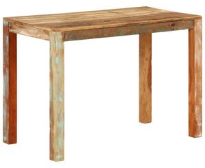 Tömör újrahasznosított fa étkezőasztal 110 x 55 x 76 cm