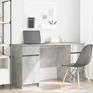 Asztal Betongris 140x49x76 cm Mérnöki Fa