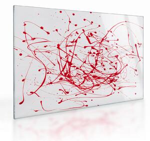 Csöpögő kép (üvegen) (70x50 cm)