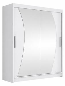 WESTA X nagy fehér ruhásszekrény, 150 cm szélesség