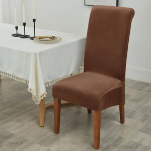 HOSSZÚ SzékHuzat teljes székre (bársonyos, barna)