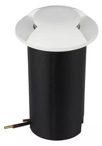 V-TAC 1W DC12V kültéri, 2 irányú talajlámpa, fehér, IP67, meleg fehér - SKU 211465