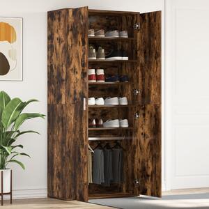Cipőszekrény polcokkal Füstölt tölgy 80 x 39 x 178 cm Faanyag