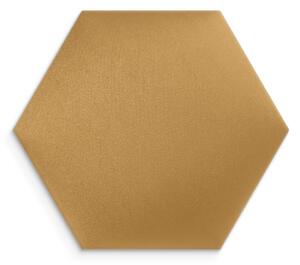 Kárpitozott panel - Hatszög - 30x26cm Szín: Sárga