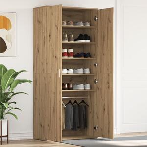 Cipőszekrény polcokkal Artisan tölgy 80 x 39 x 178 cm Faanyag