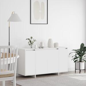 Fehér Oldalszekrény Fehér Fa 135 x 41 x 75 cm Fehér Oldalszekrény