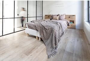 Világosbarna pamut ágytakaró franciaágyra 250x260 cm Sahara - Tiseco Home Studio