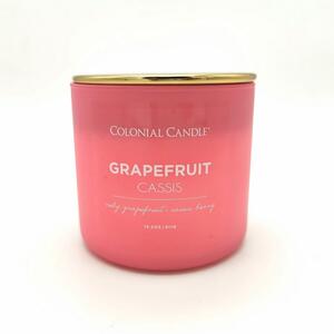 Illatgyertya, Colonial Canndle Pop Of Color, szója, 411 g - Grapefruit & Cassis