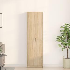 Ruhásszekrény polcokkal Sonoma tölgy 55 x 25 x 189 cm Faanyag