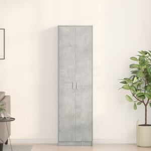 Szekrény beton szürke 55x25x189 cm mérnökelt fa