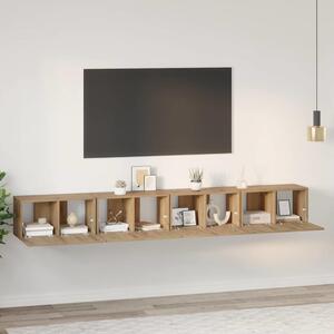 TV szekrény garnitúra 4 pcs Artisan tölgy 60 x 30 x 30 cm