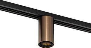 Modern sötét bronz reflektor 1 fázisú sínrendszerhez GU10 35mm - Iconic Ruby Honey