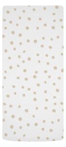 Pamut-szatén gumis gyereklepedő 120x60 cm Dots from the Forest - Butter Kings