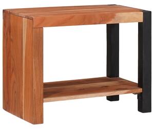 Könyvszekrény Barna, Fekete 50 x 30 x 40 cm Tömör Akácfa