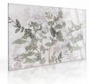 Kép - Növények vakolatban (üvegen) (70x50 cm)