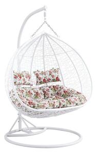 Függőfotel 135x115x210cm fehér Babilon-XXL-White