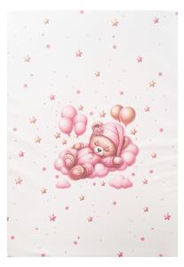 Color pelenkázó lap sík 70x50cm Maci lány rózsaszín