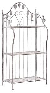 Polcrendszer VISANO Fém 123 cm 59 cm Szürke