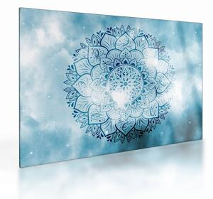 Kép - mennyei mandala (üvegen) (70x50 cm)