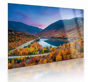 Kép - White Mountain, New Hampshire, USA (üvegen) (70x50 cm)