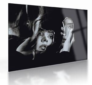 Kép - Tükörbe nézve (üvegen) (70x50 cm)