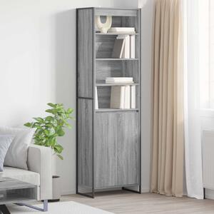 Magas szekrények 2 pcs Szürke Sonoma 60 x 36 x 300 cm Faanyag