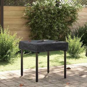 VidaXL Asztal Fedő Egyszínű Fekete 62 x 62 x 15 cm 600D Oxford Szövet