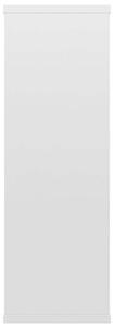 Magasfényű fehér forgácslap fali polcok 104 x 20 x 58,5 cm