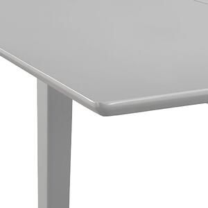 VidaXL szürke kihúzható MDF étkezőasztal (80-120)x80x74 cm