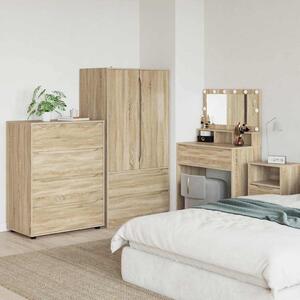 Tároló szekrények 2 pcs Sonoma tölgy 80 x 48 x 105 cm Faanyag