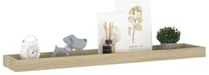 Loggia 4 darab tölgyszínű mdf fali polc 80 x 15 x 4 cm