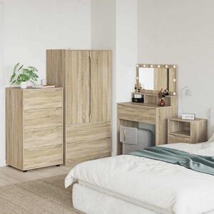 Tároló szekrények 2 pcs Sonoma tölgy 60 x 48 x 105 cm Faanyag