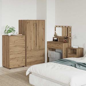 Tároló szekrények 2 pcs Artisan tölgy 60 x 48 x 105 cm Faanyag