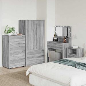 Tároló szekrények 2 pcs Szürke Sonoma 60 x 48 x 105 cm Faanyag