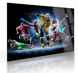 Kép - sport (üvegen) (70x50 cm)