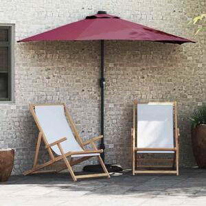 Kerti napernyő Bordeaux piros 294 x 150 x 223 cm