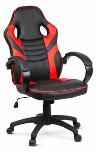 Gamer szék karfával (piros)